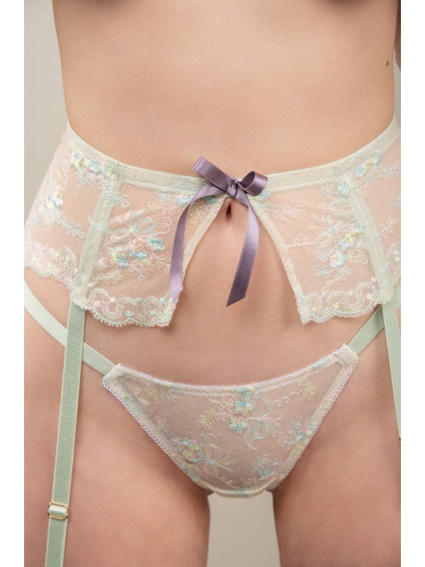 Beatrice Io String Thong Silk & Lace Beatrice Io String Thong Silk & Lace